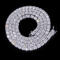 VVS1 Moissanite Tennis Chain 925 Sterling Silver Diamond Passed
